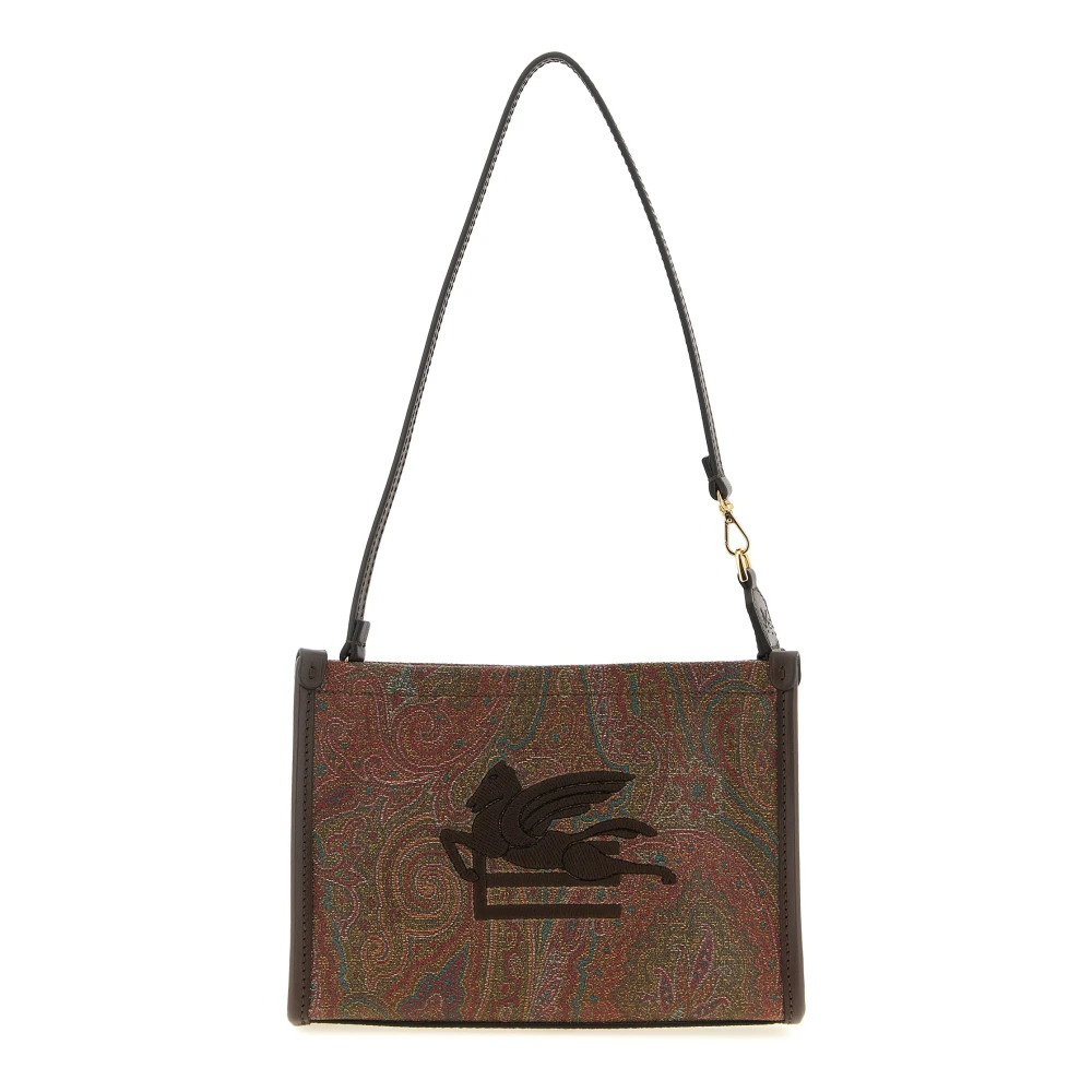 Etro Brown Shoulder Bags, Female, One Size, Arnica Clutch