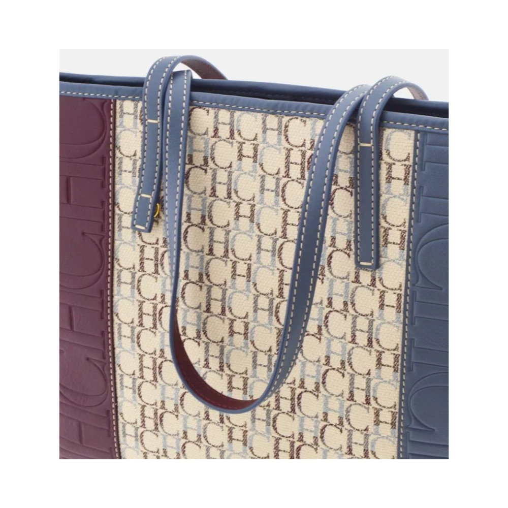 Carolina Herrera Traveler Maracaibo Shopping Tas met Zijstrepen Multicolor Dames