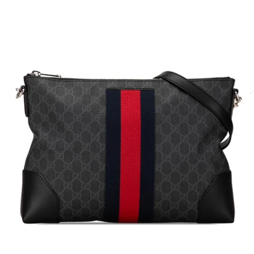 Gucci Vintage Pre-owned Canvas gucci-bags Black Dames