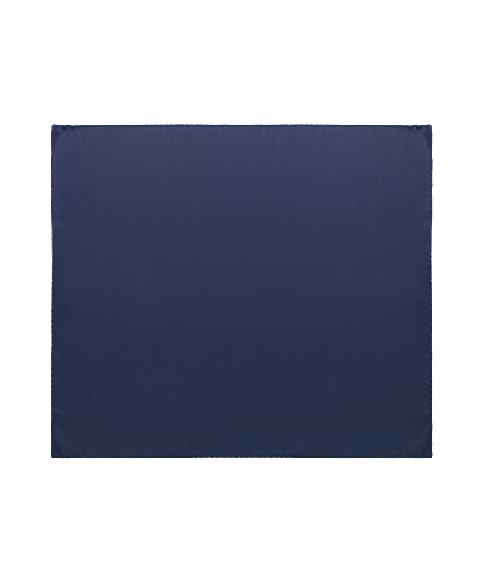mouchoir-de-poche-en-soie-bleue