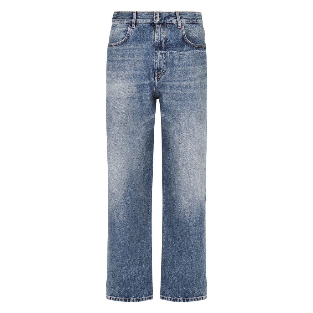 デニム・ジーパン GIVENCHY FW24 Denim wide-leg jeans (BW514A5Z1F 402) GIVENCHY FW24 Denim wide-leg jeans (BW514A5Z1F 402