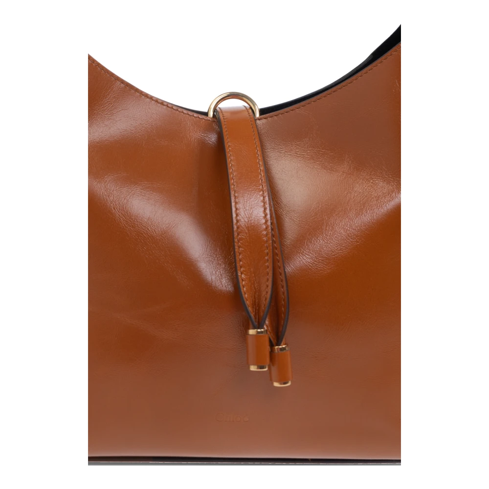 Chloé Marcie Hobo Kleine schoudertas Brown Dames