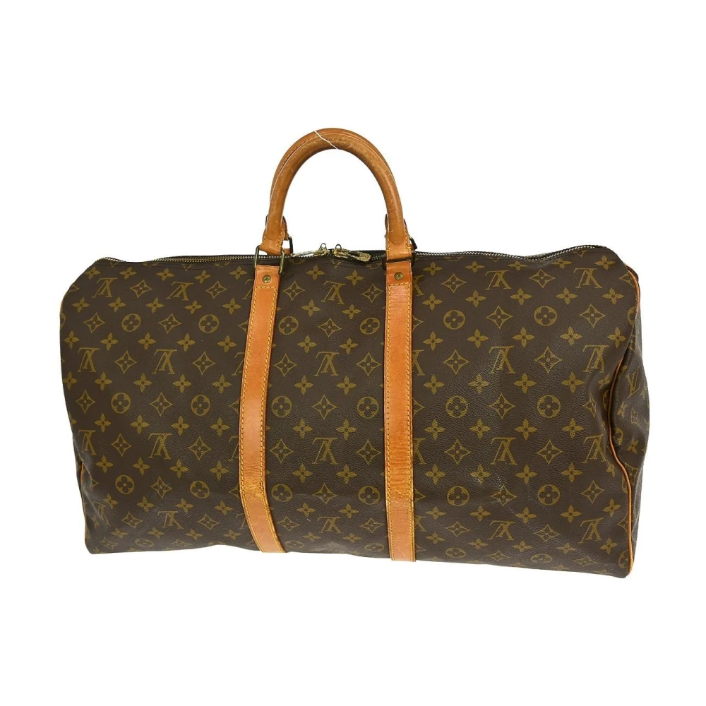 Louis Vuitton Vintage Women's Brown Pre-Owned Keepall Duffle Bag