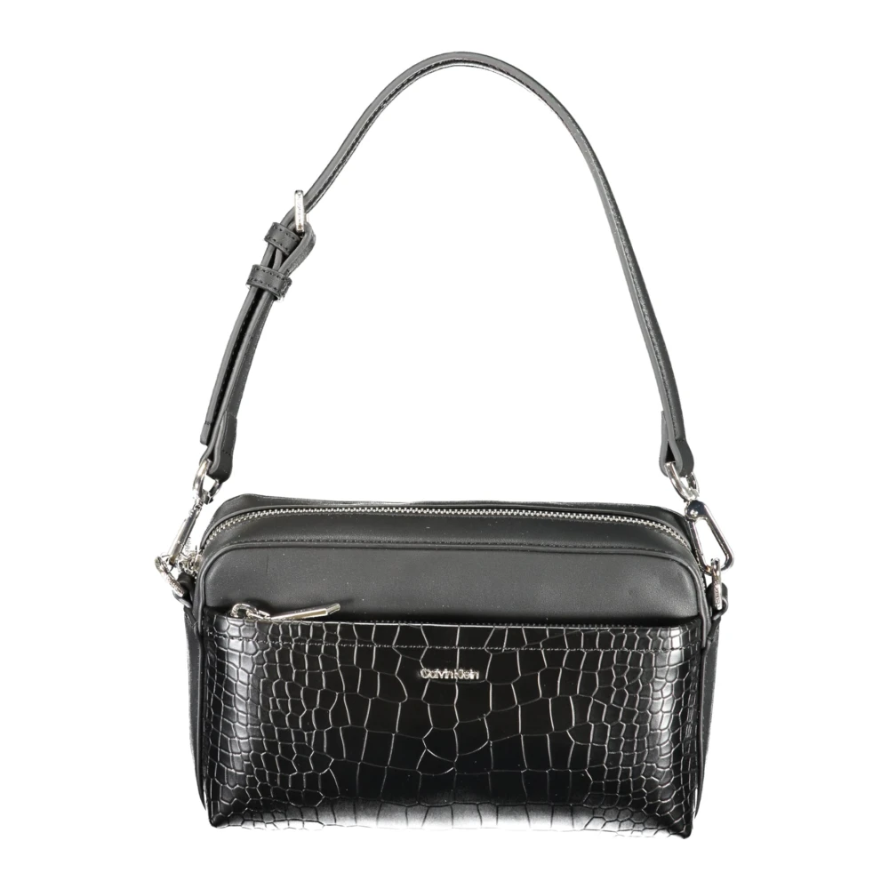 Calvin Klein Women's Black Handbags, One Size, Shoulder Bag With Adjustable Strap