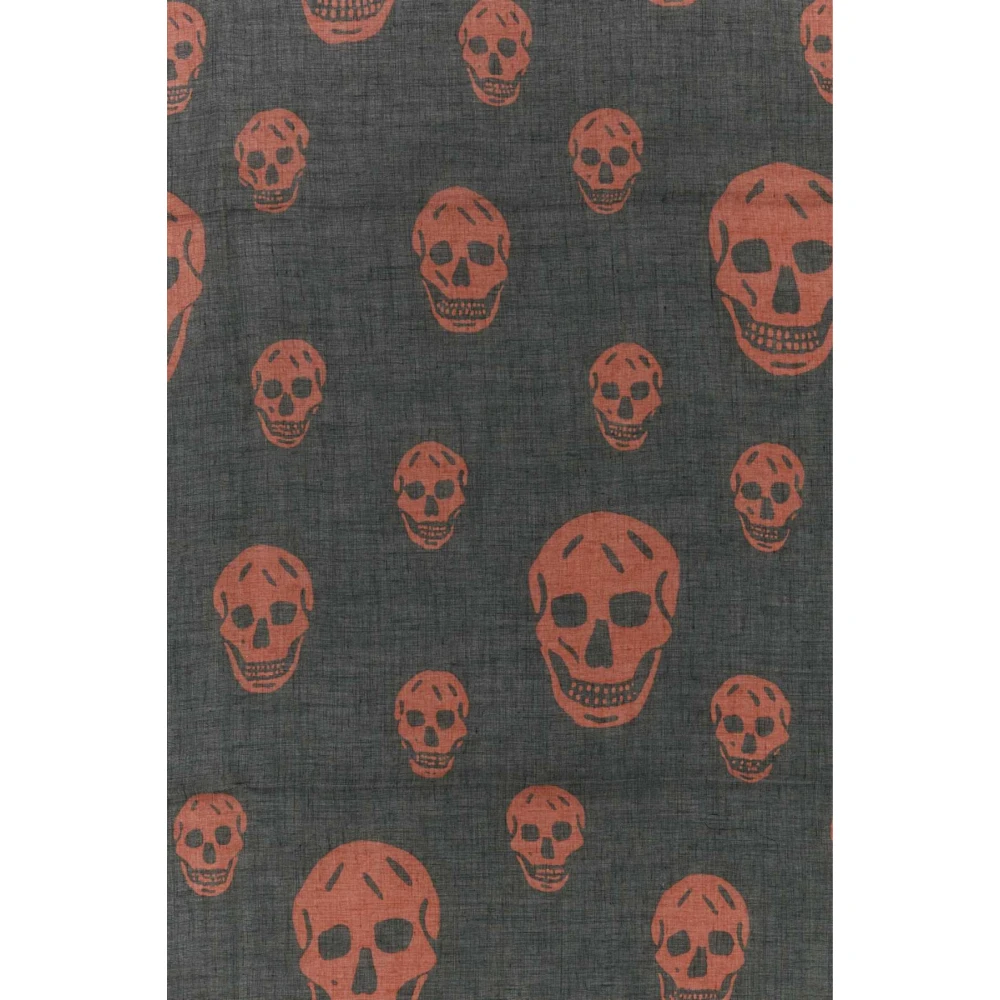 alexander mcqueen Stijlvolle Gedrukte Modal Blend Foulard Multicolor Heren