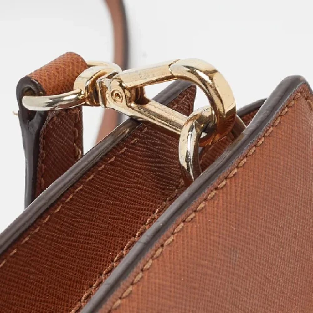 Michael Kors Pre-owned Leather crossbody-bags Brown Dames
