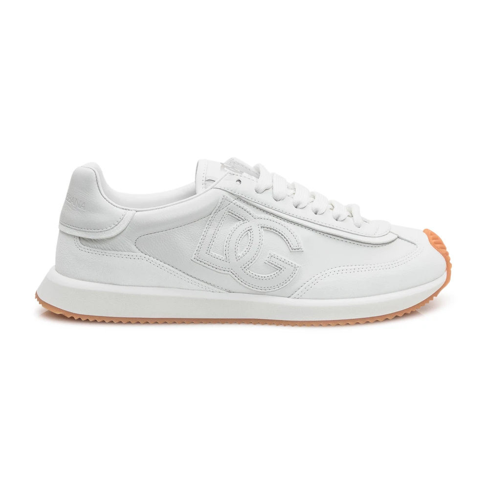 Dolce & Gabbana Minimale Low-top Sneaker Heren Schoenen Wit