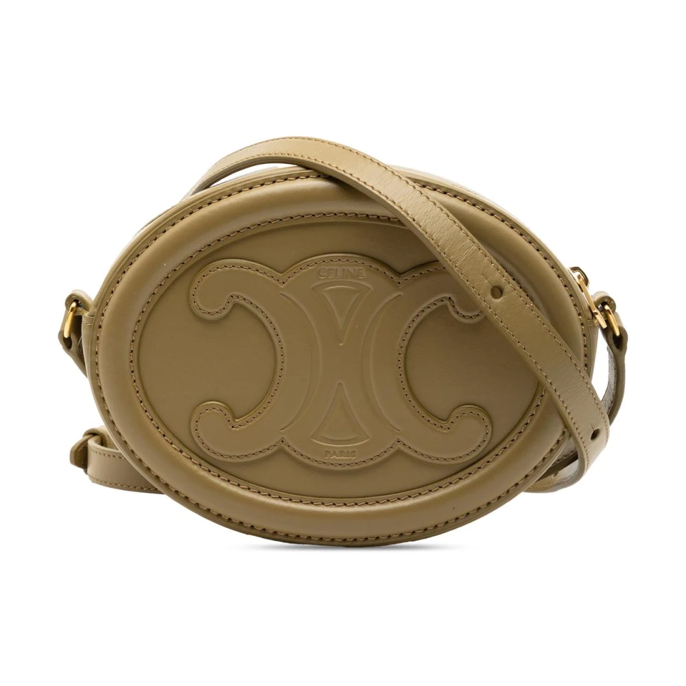 Celine Vintage Donna Verde Pre-Owned, Taglia Unica, Used,