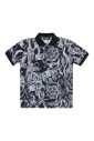 polo-en-coton-avec-imprime-barocco
