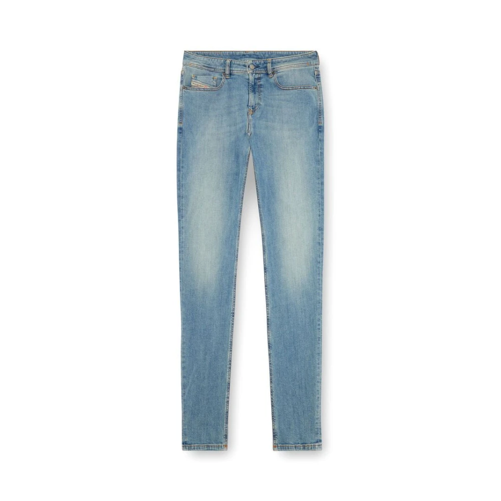 Diesel Mannelijk Blauw Jeans Heren, W32 L30, Denim, Slim-Fit Jeans