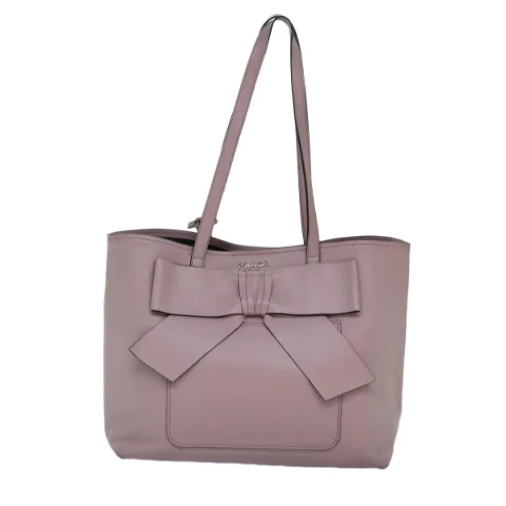 Prada Vintage Pre-owned Leather totes Pink Dames