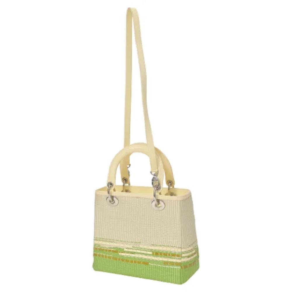 Dior Vintage Pre-owned Leather dior-bags Green Dames