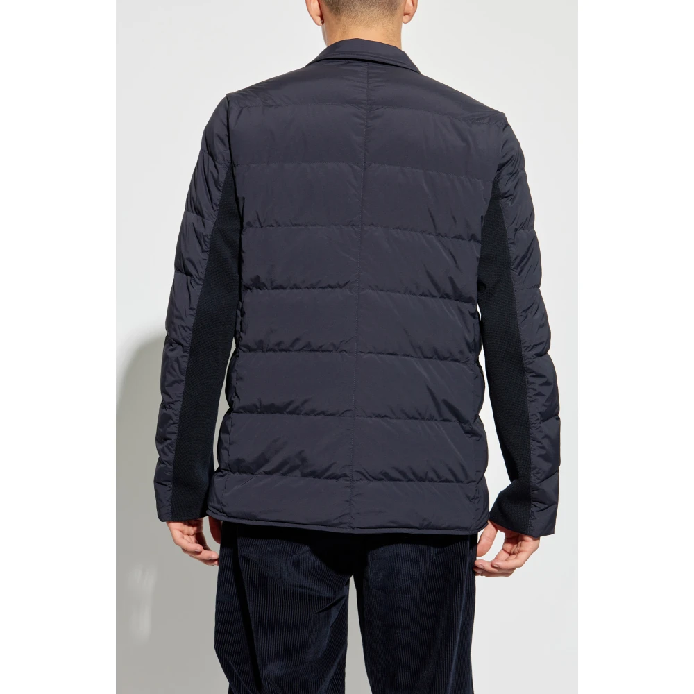 Paul Smith Donsjack met revers Blue Heren