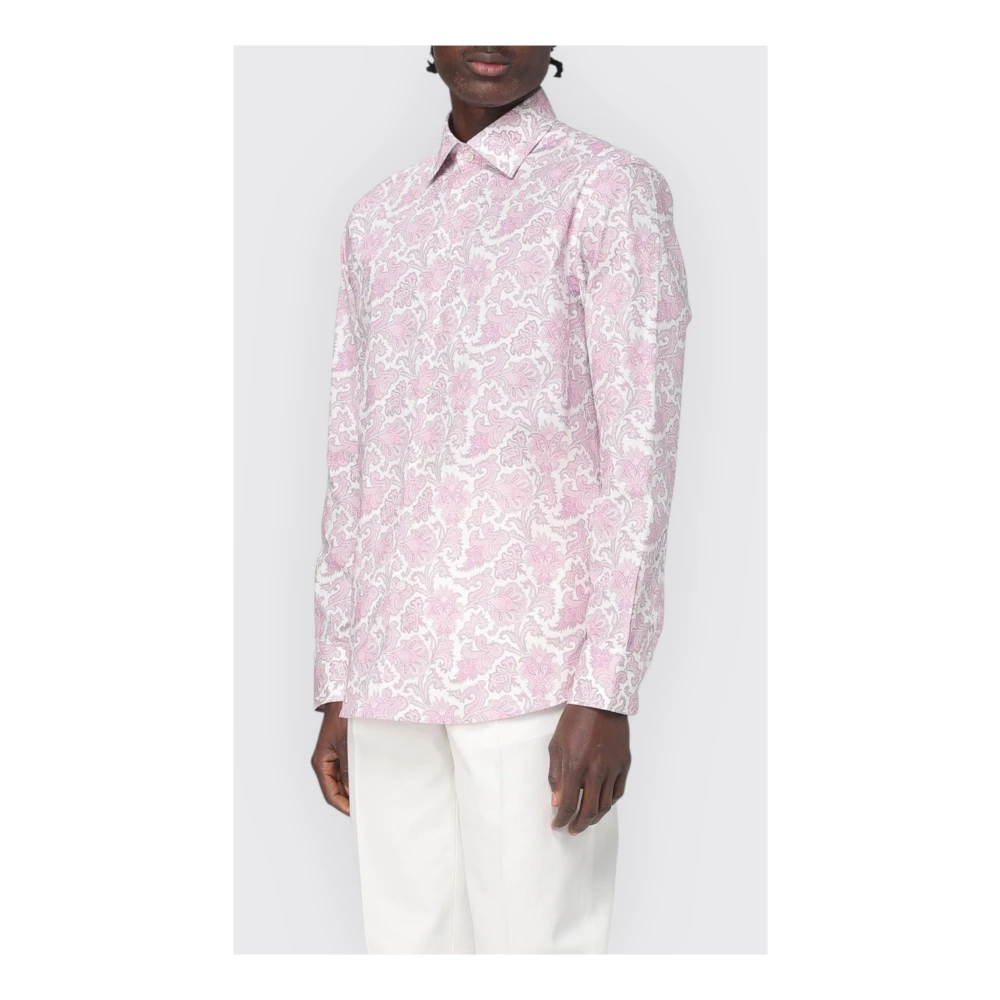 ETRO Roma Kraag Shirt Multicolor Heren