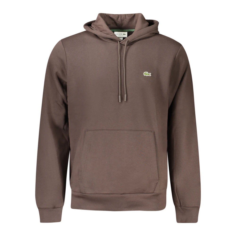 Lacoste Men's Brown Long-Sleeved Hoodie