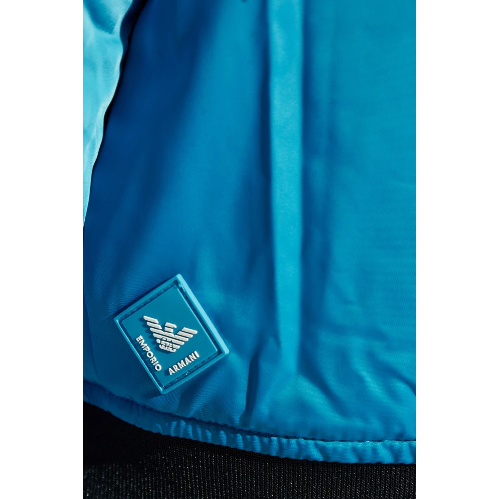 Emporio Armani Omkeerbare bomberjack Blue Heren
