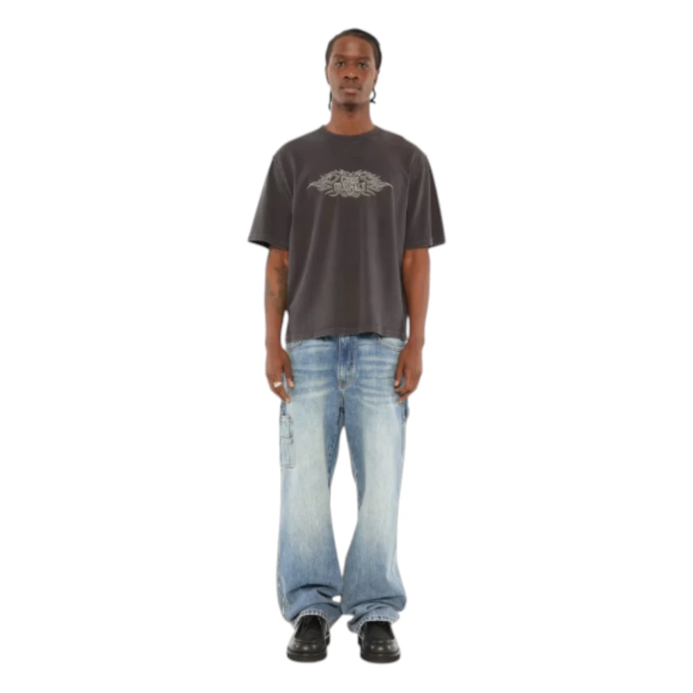 Guess Katoenen T-shirt voor Mannen Originals Black Heren