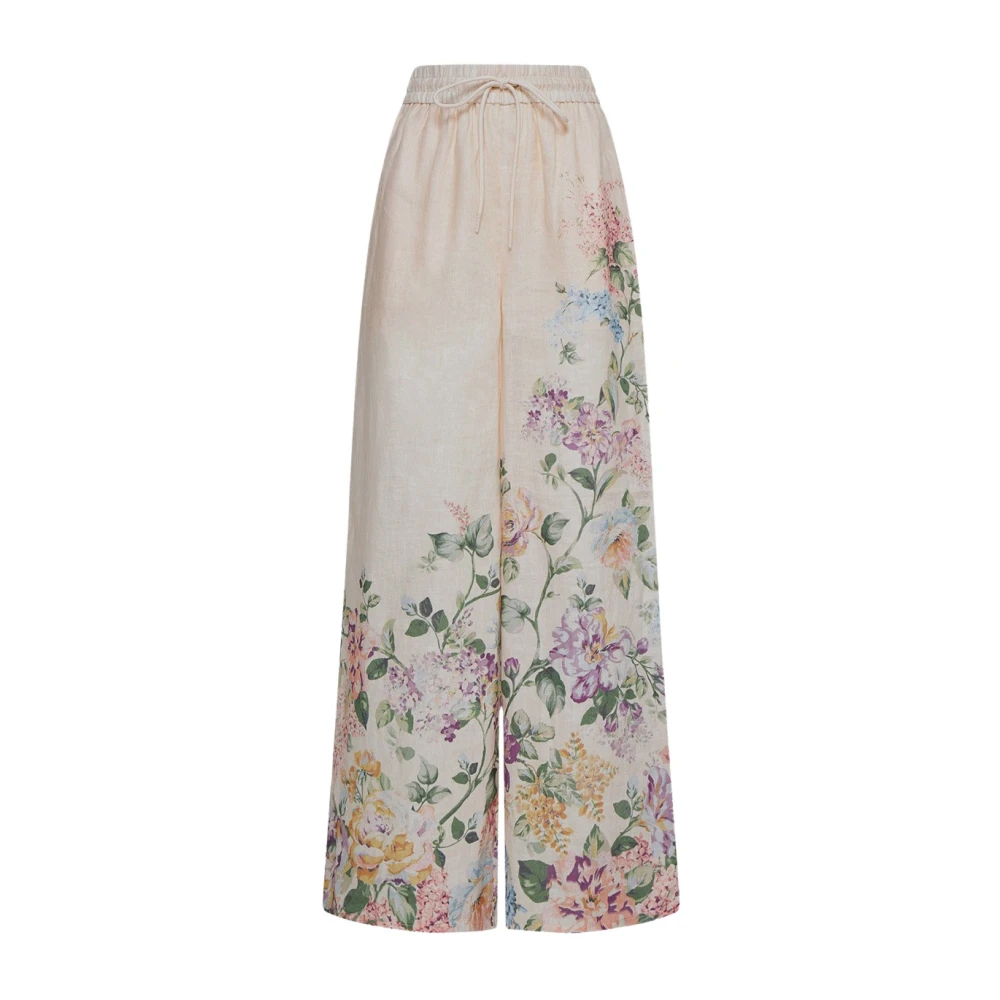 Zimmermann Linnen Broek Halliday Stijl Multicolor Dames