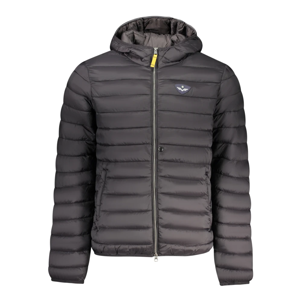 Armata Di Mare Men's Black Winter Jackets, L, Long-Sleeved Jacket With Hood