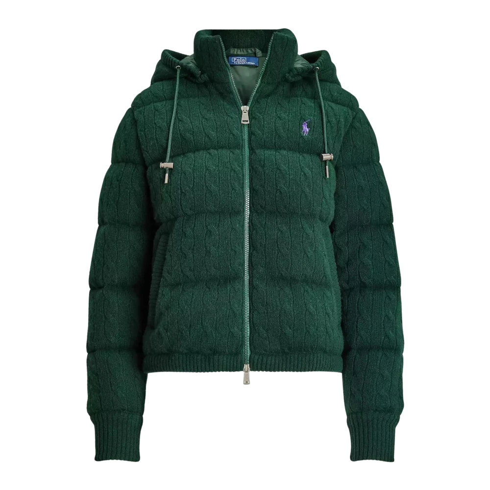 Ralph Lauren Gewatteerd donsjack Green Dames