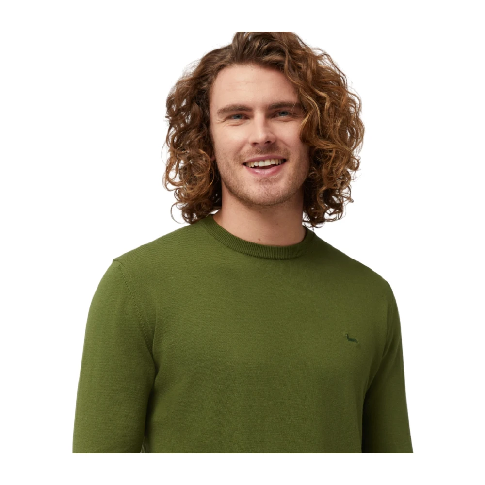 Harmont & Blaine Groene Crewneck Sweater Origineel Ontwerp Green Heren