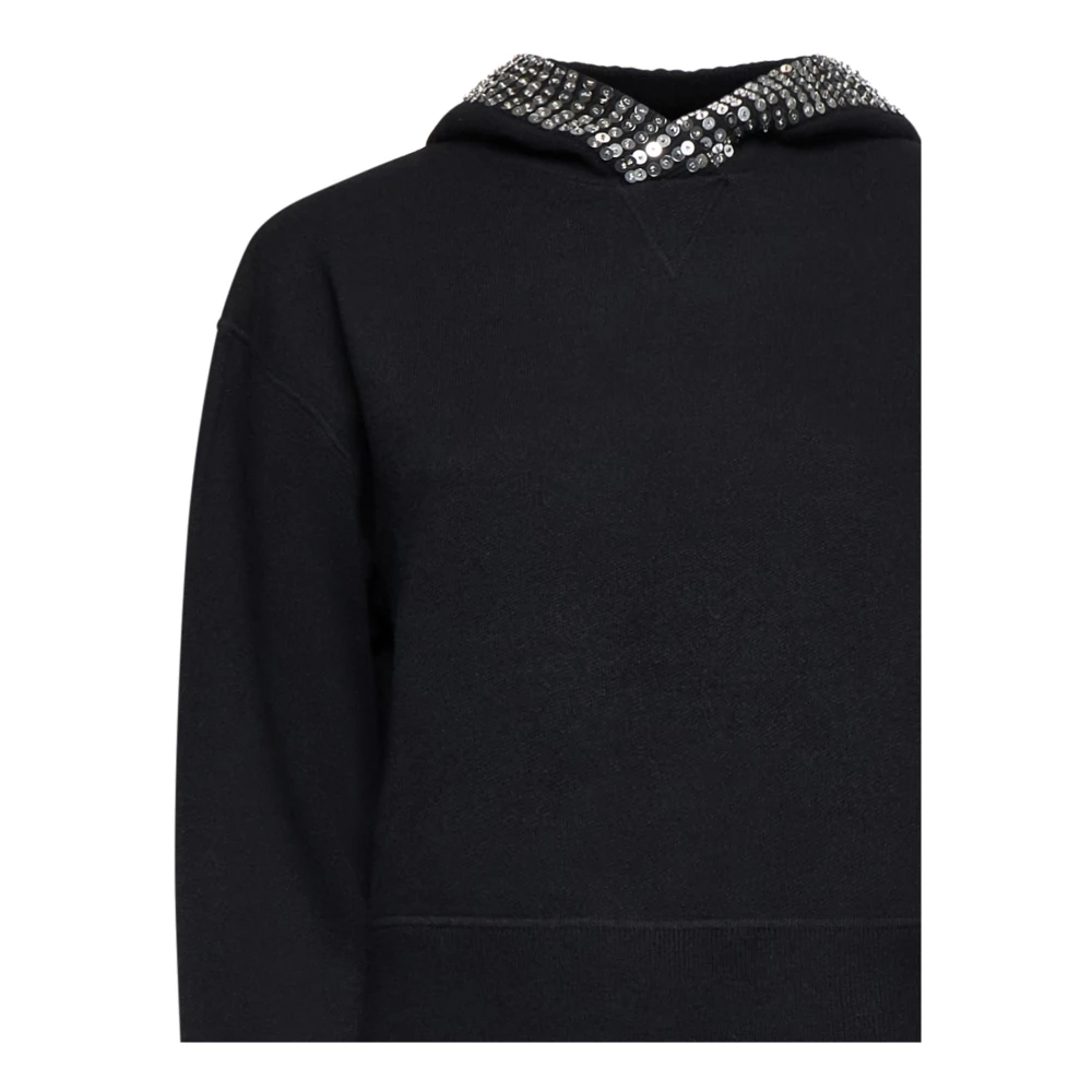 Kaos Icona Zwarte Trui Black Dames