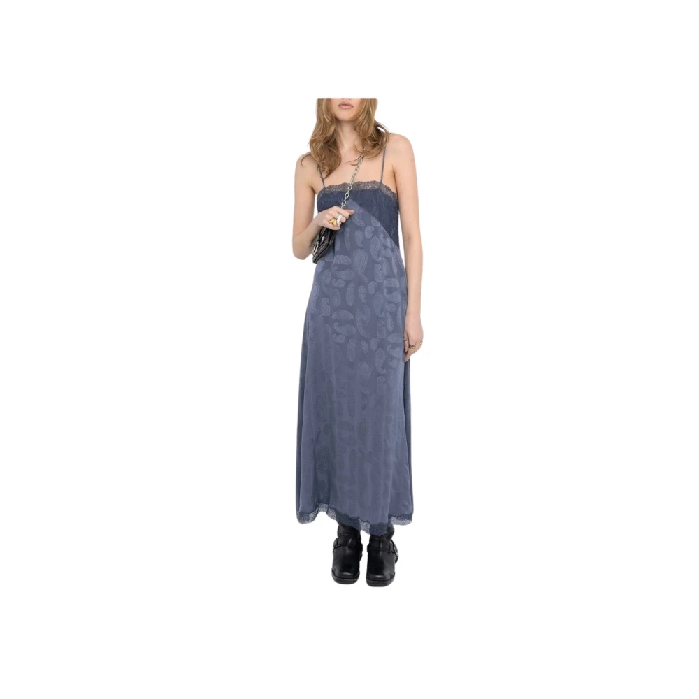 Zadig & Voltaire Women's Blue Maxi Dresses, Xs, Ridar Dress