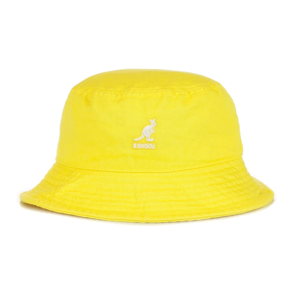 Kangol Citroensorbet Gewassen Emmerhoed Yellow Unisex
