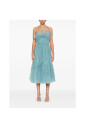 aqua-blue-mesh-panel-dress