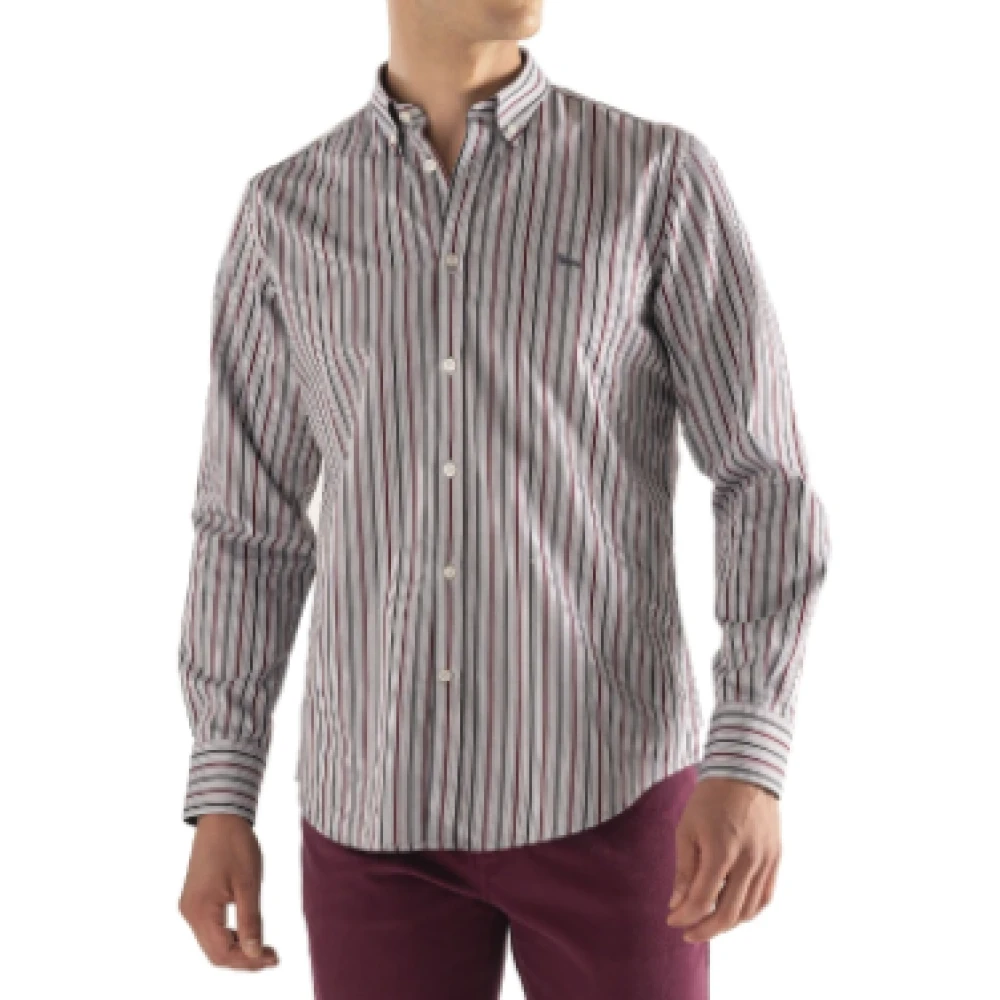 Harmont & Blaine Gestreept Regular Fit Katoenen Overhemd Multicolor Heren