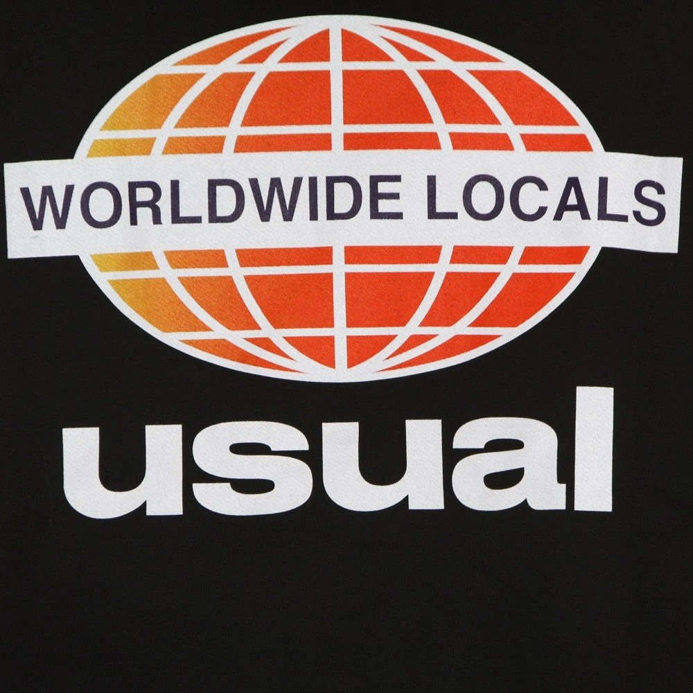Usual Gradient Hoodie Lichtgewicht Sweatshirt Black Heren
