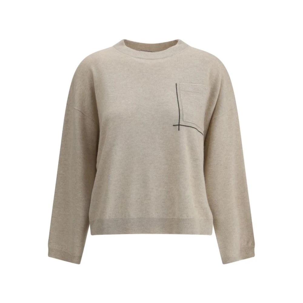 Knitwear > Round-neck Knitwear - - Brunello Cucinelli - Modalova