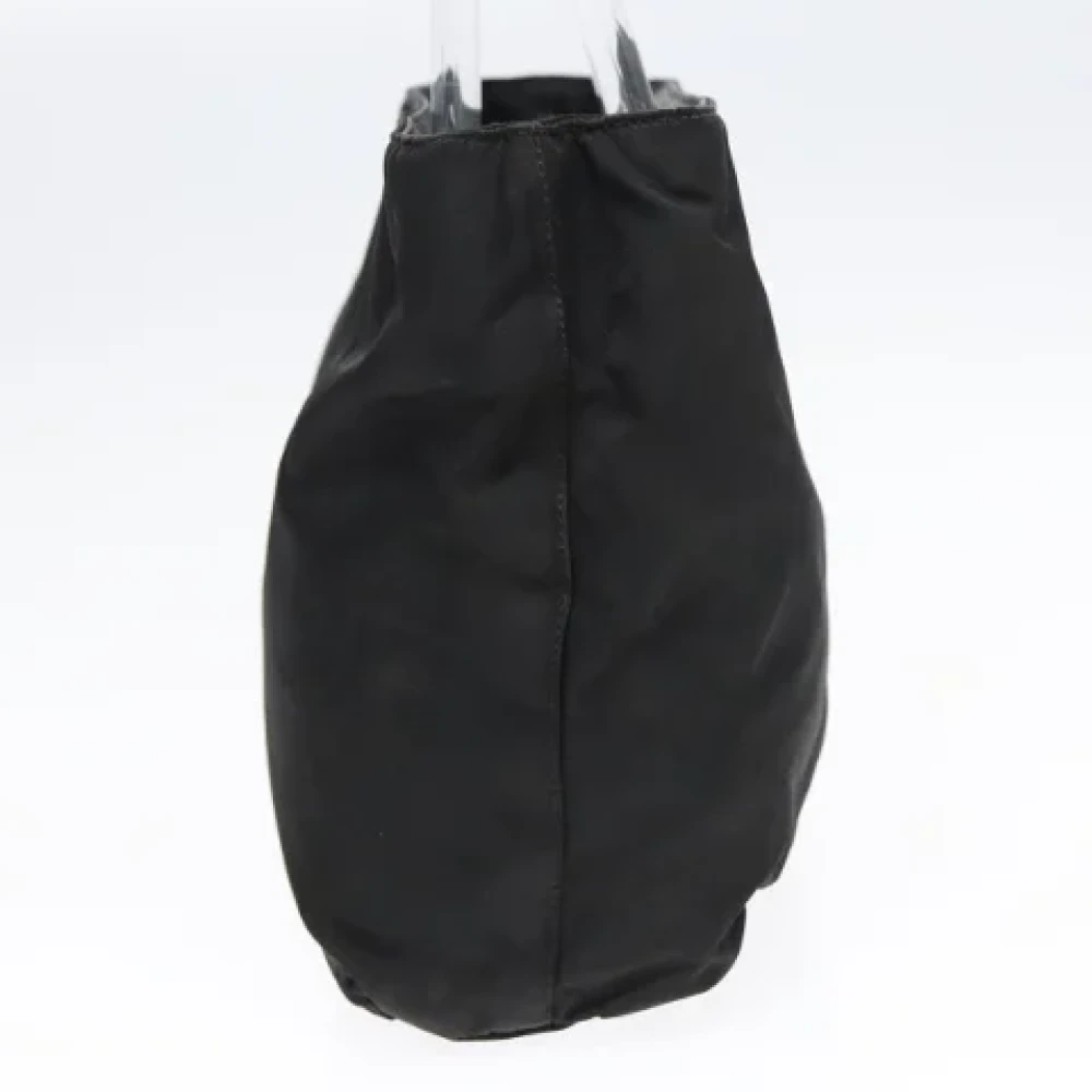 Prada Vintage Pre-owned Nylon handbags Black Dames