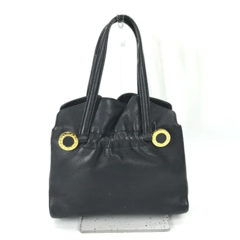 Bvlgari Vintage Pre-owned Leather totes Black Dames