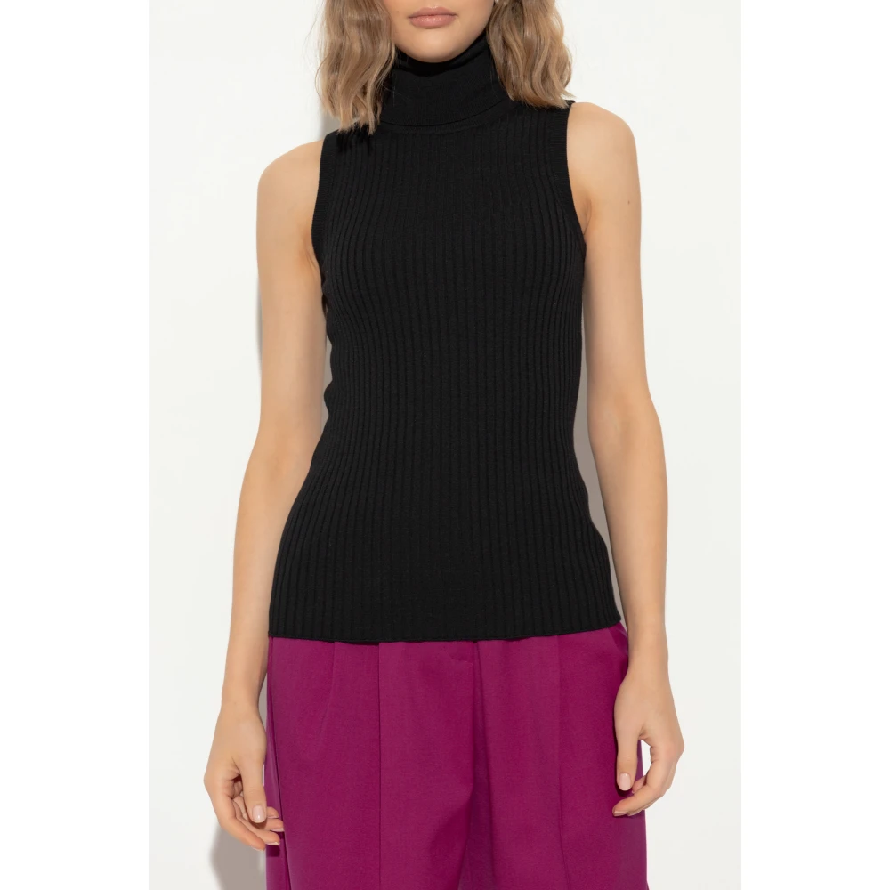 Dolce & Gabbana Turtleneck Vest Black Dames