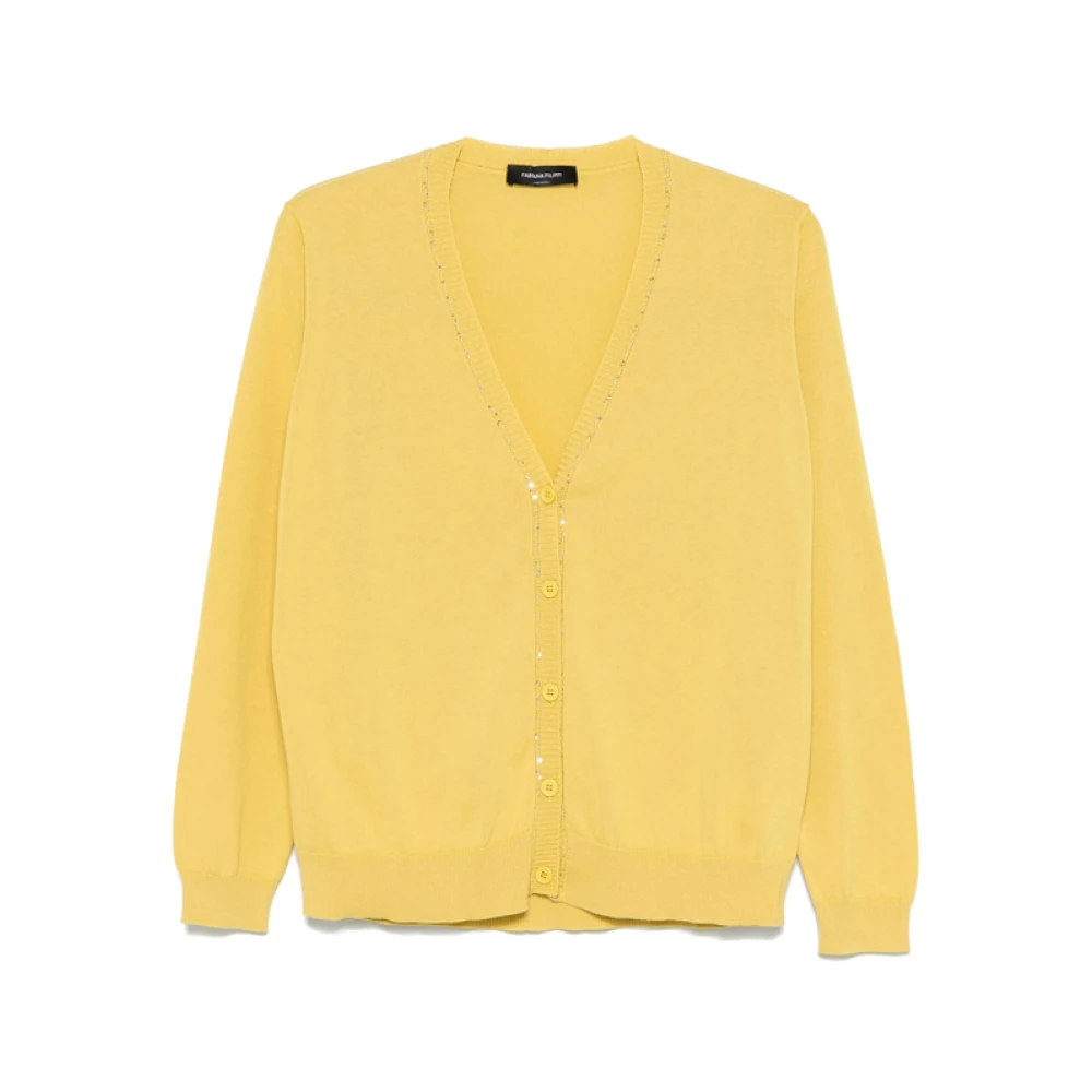 Knitwear > Cardigans - - Fabiana Filippi - Modalova