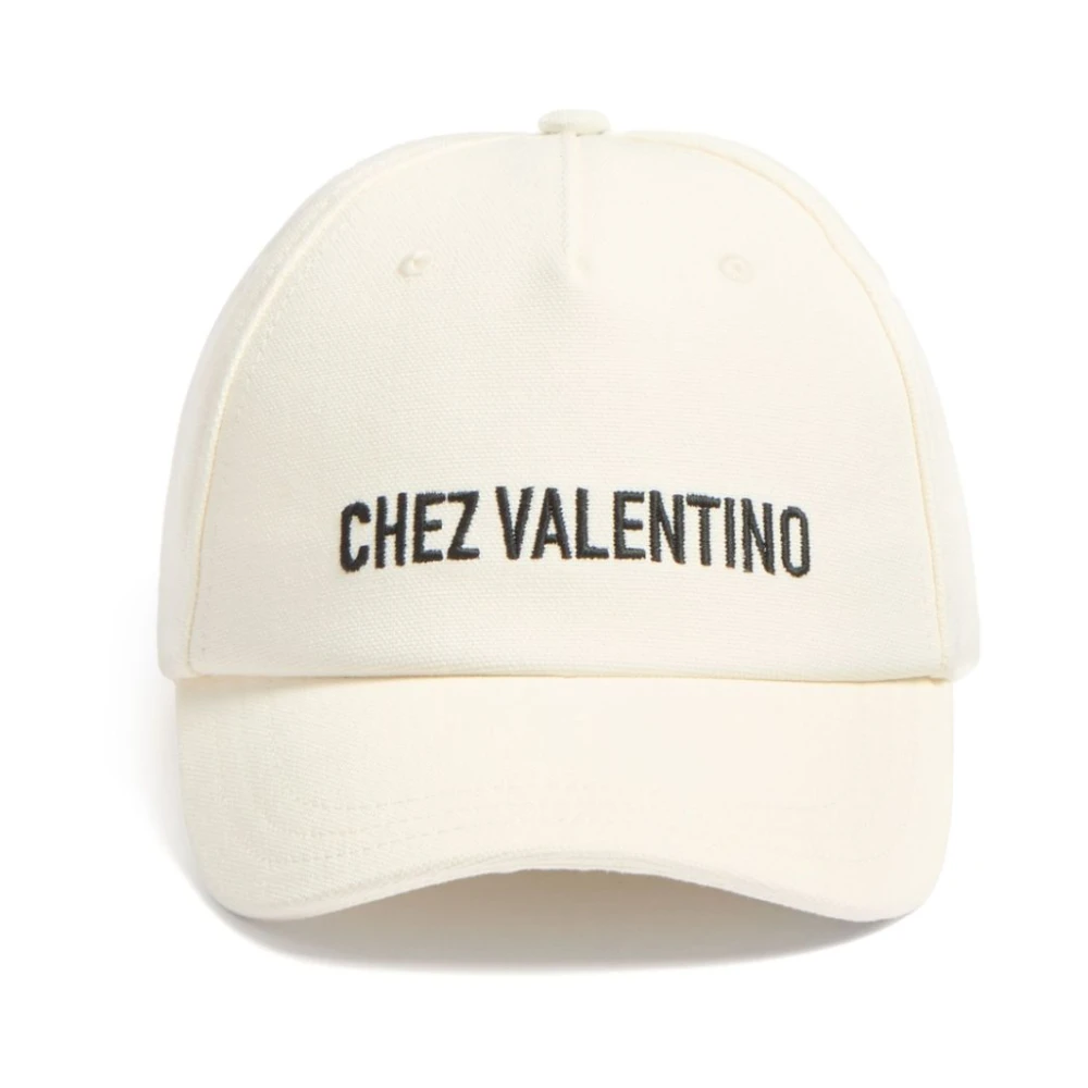 Valentino Garavani Witte hoeden voor een stijlvolle uitstraling White Heren