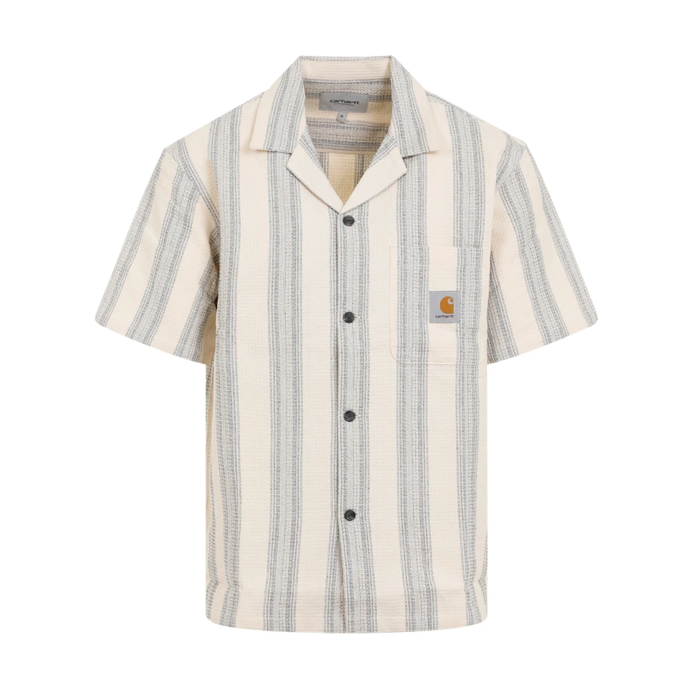 Carhartt WIP Wafel Streep Natuurlijke Dodson Shirt Multicolor Heren