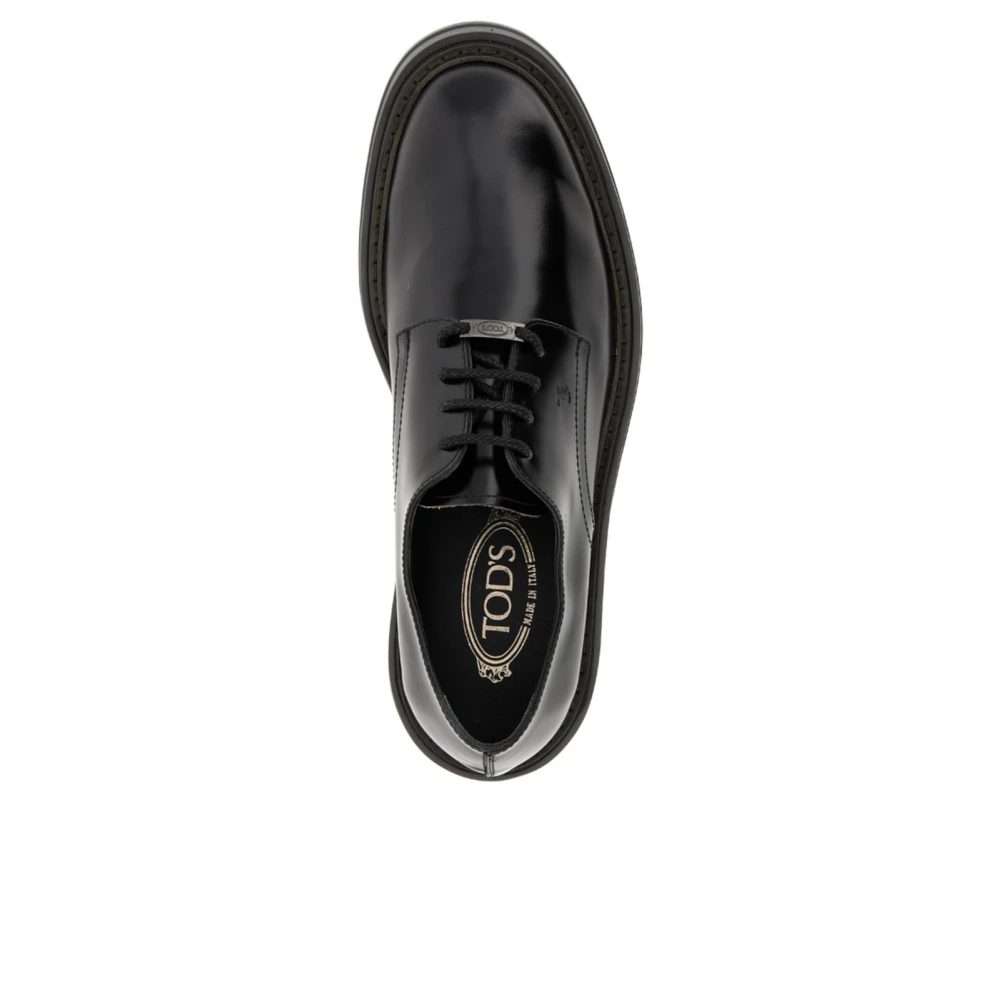 TOD'S Zwarte platte schoenen Black Heren