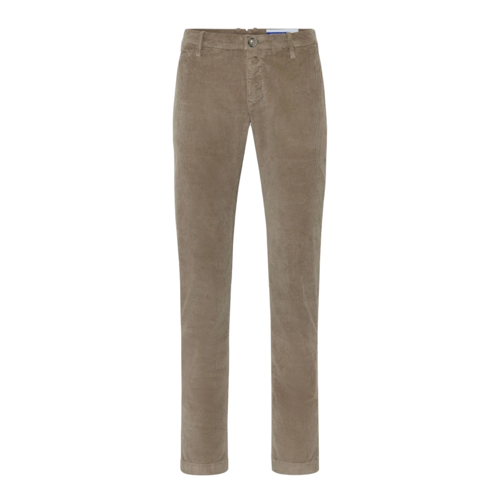 Jacob Cohën Men's Beige Bobby Slim-Fit Chino Trousers - Slim-Fit Trousers - W36 - Trousers