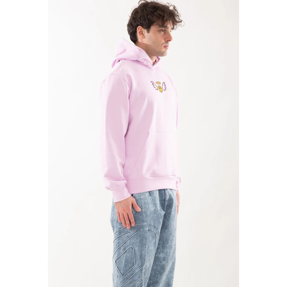 Barrow Angel Bear Hoodie in Bw014 Pink Heren