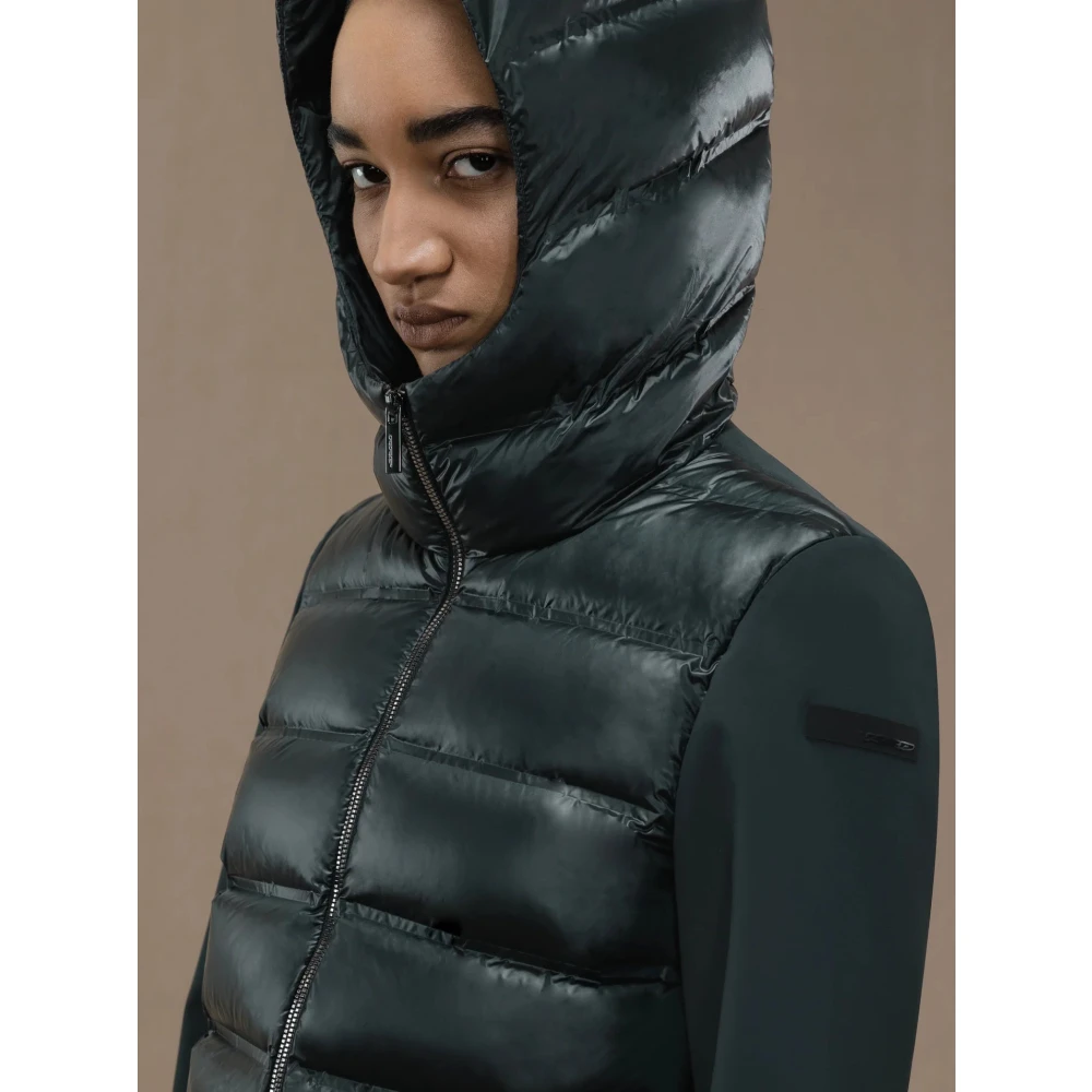 RRD Gewatteerde Hoodie Jas Green Dames
