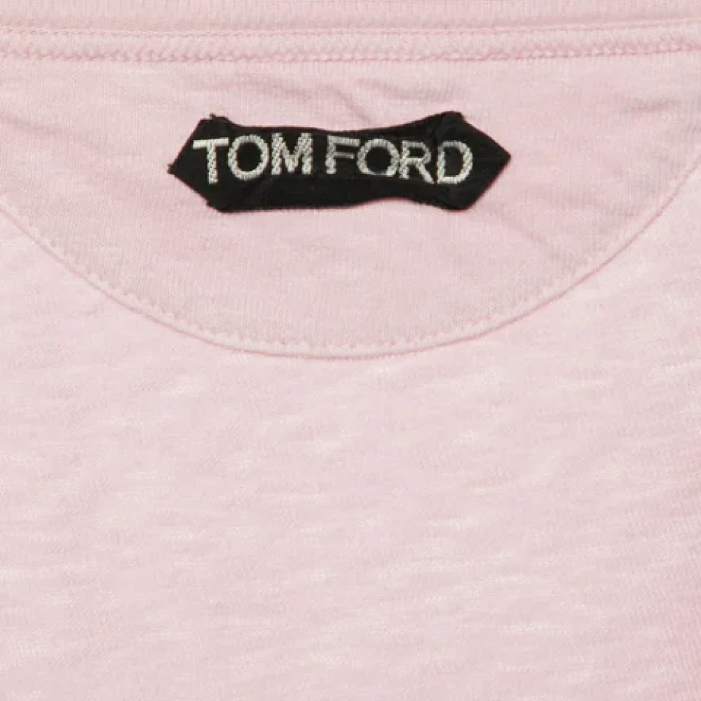 Tom Ford Pre-owned Cotton tops Pink Dames