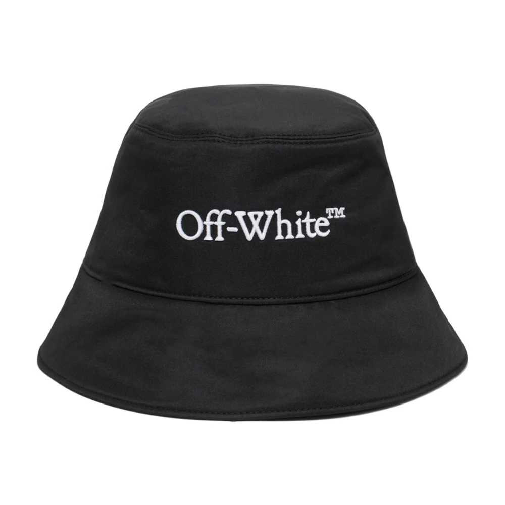 Off White Zwarte Bookish Bucket Hat Black Heren