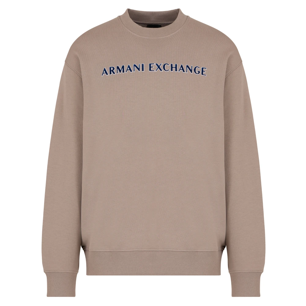 Armani Exchange Stijlvolle Wollen Trui Beige Heren