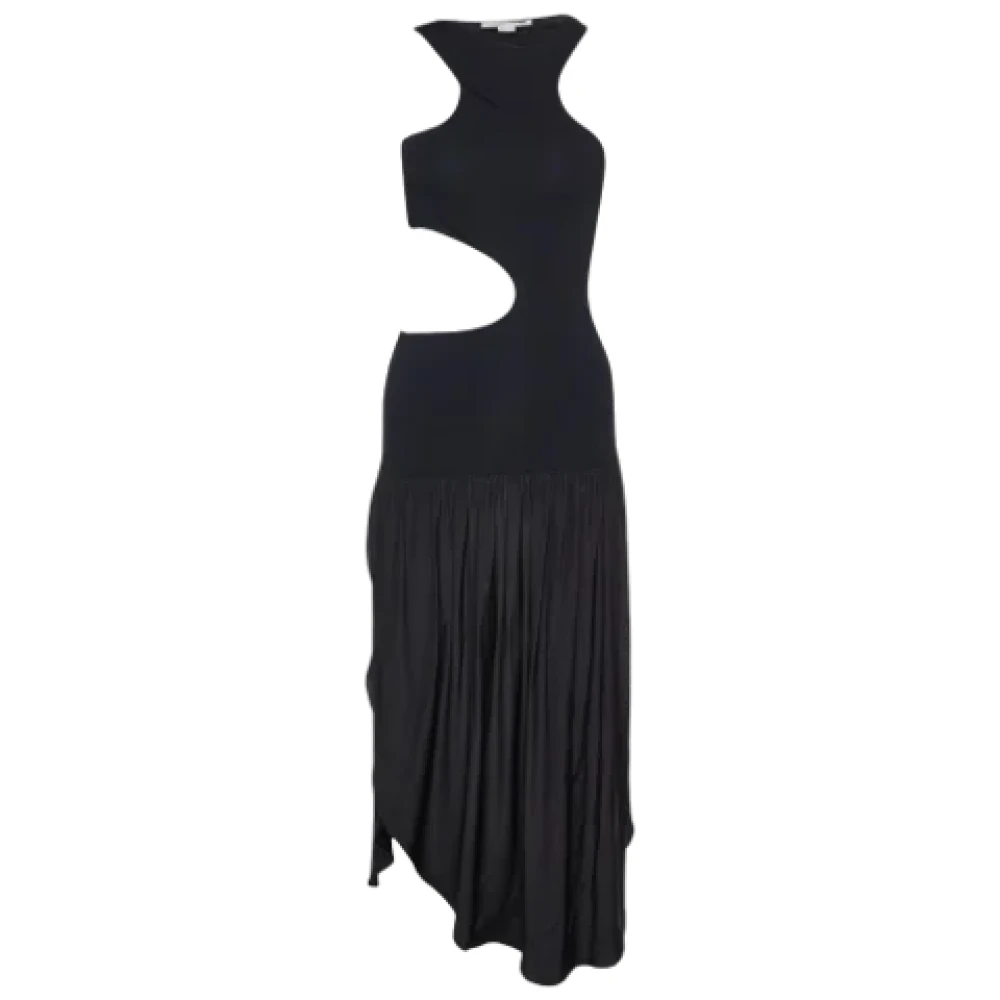 Stella McCartney Pre-owned Satin dresses Black Dames