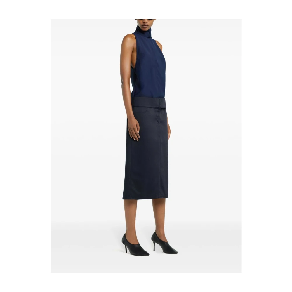 Courrèges Blauwe Rok Dameskleding Blue Dames
