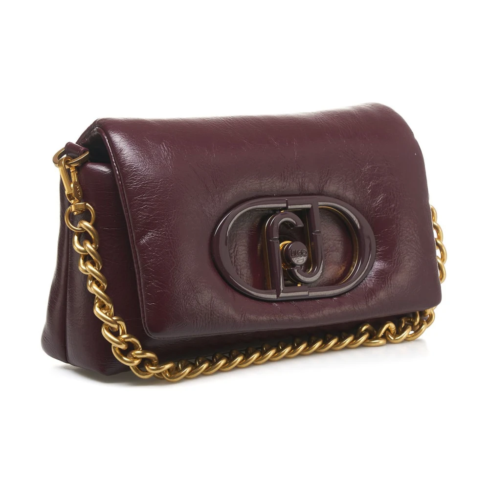 Liu Jo Stijlvolle Schoudertas met Gouden Details Red Dames