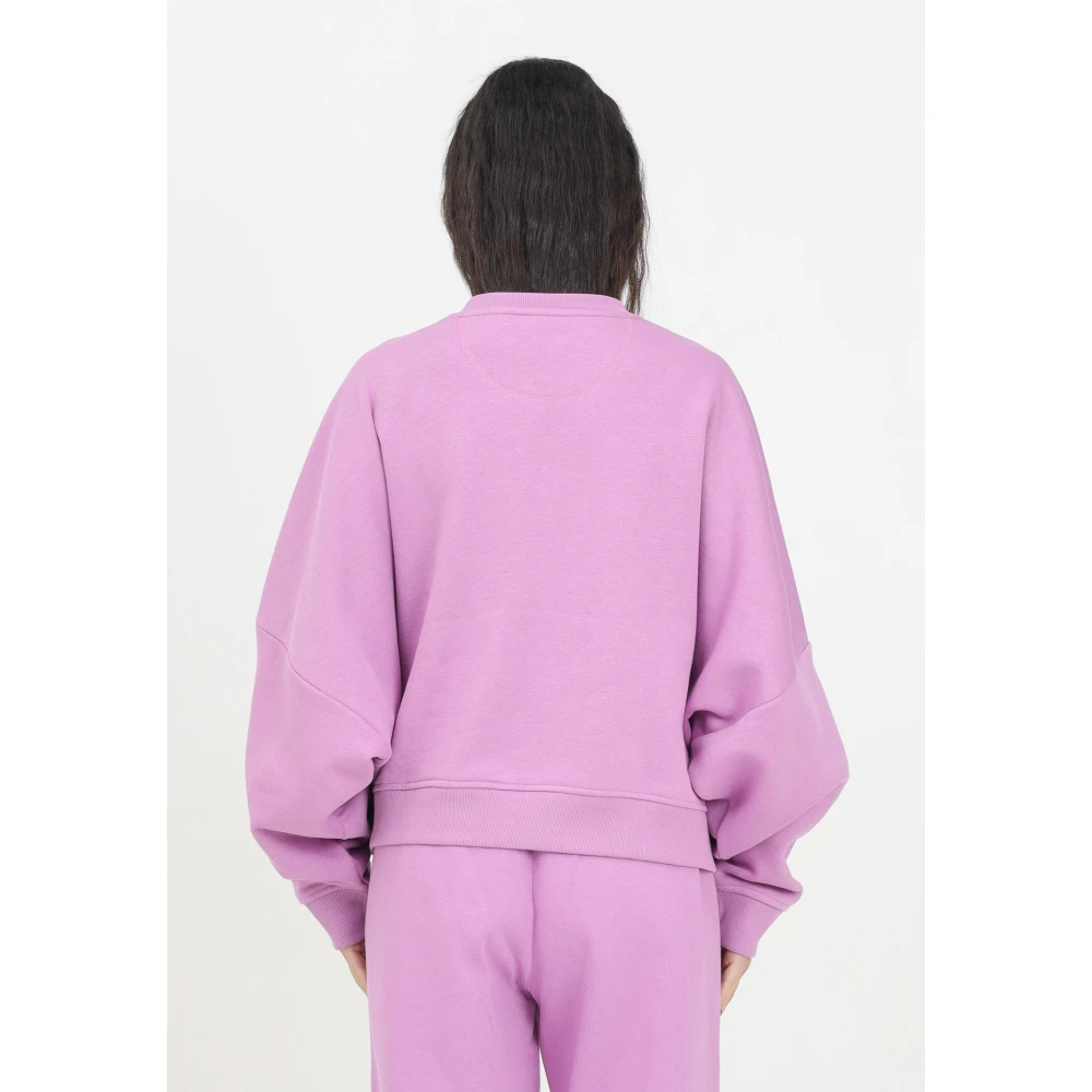 adidas Originals Essentials Crew Fleece Sweater Purple Dames