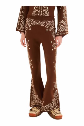 bohemian-paisley-flare-knit-pants